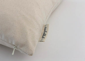 LOVE Heart White Mudcloth