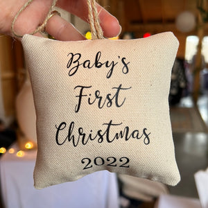 Xmas Ornament Baby’s First Christmas 2023